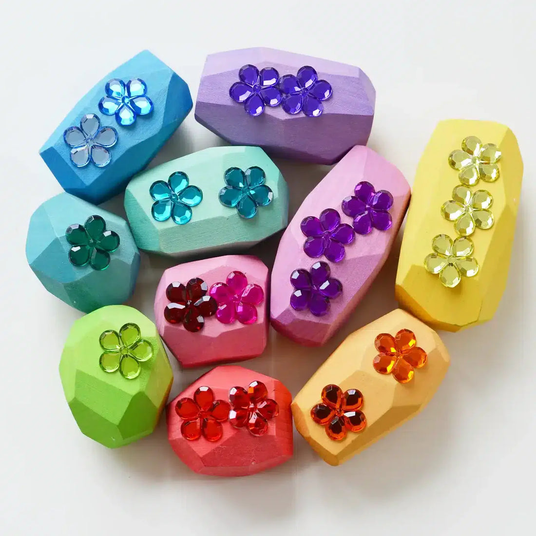 Bauspiel Flower Sparkling Stones · Set of 120, photo 2 of 3
