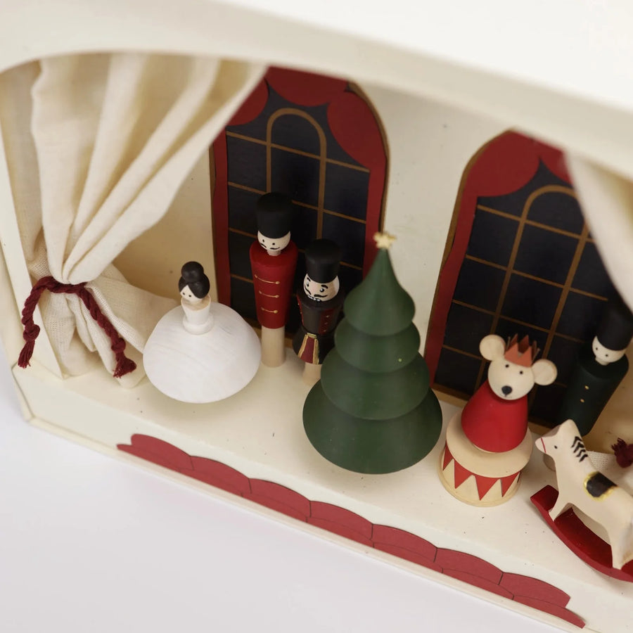 Sabo Concept The Nutcracker Play Theater and Magnetic Figure Set