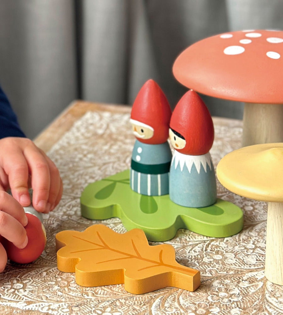 Tender Leaf Woodland Gnome Family