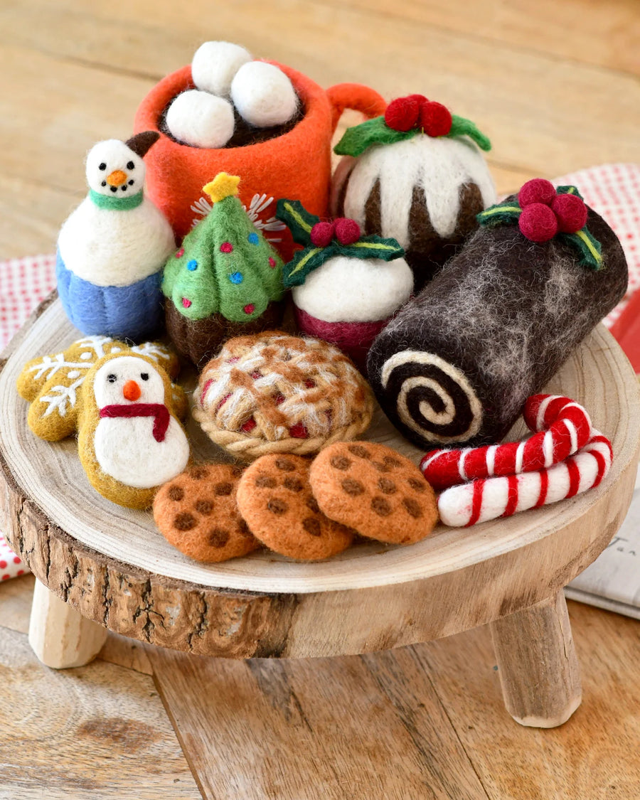 Felt Christmas Play Food Grazing Box, Set B