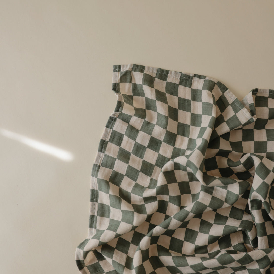 Organic Cotton Muslin Swaddle Blanket