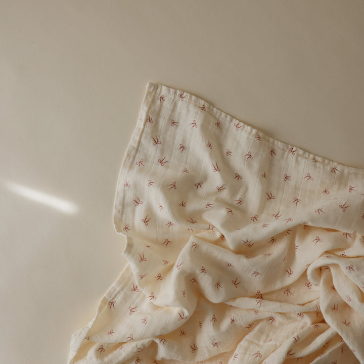 Organic Cotton Muslin Swaddle Blanket