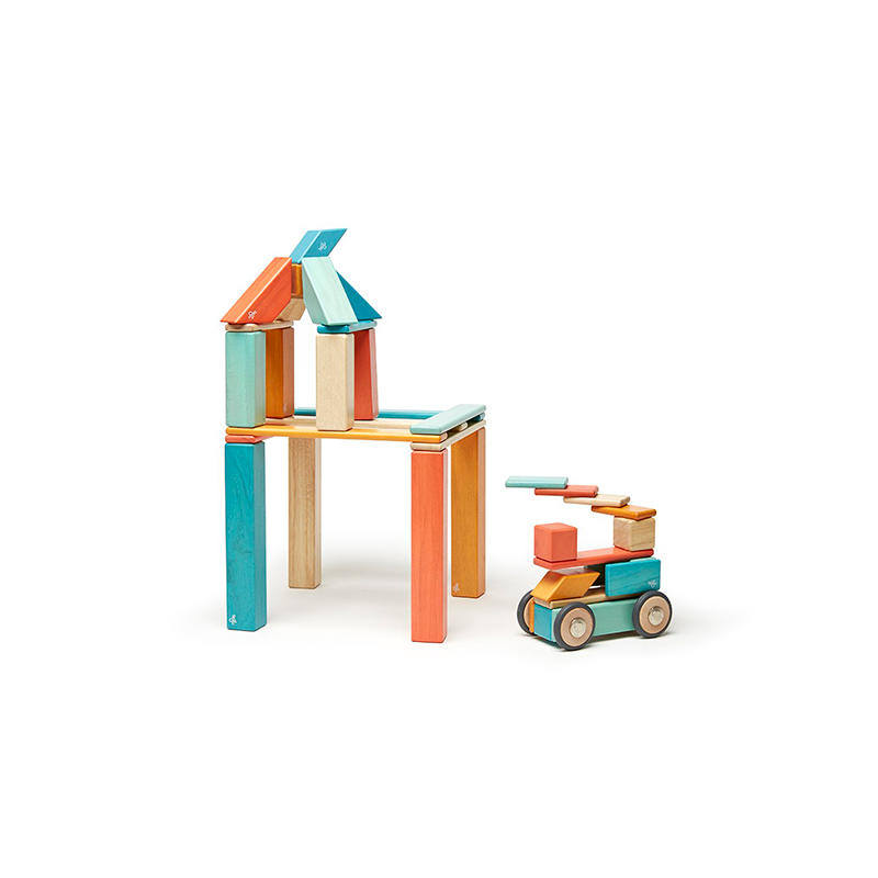 42-Piece Set <br>Magnetic Wooden Blocks <br>Tegu Classics