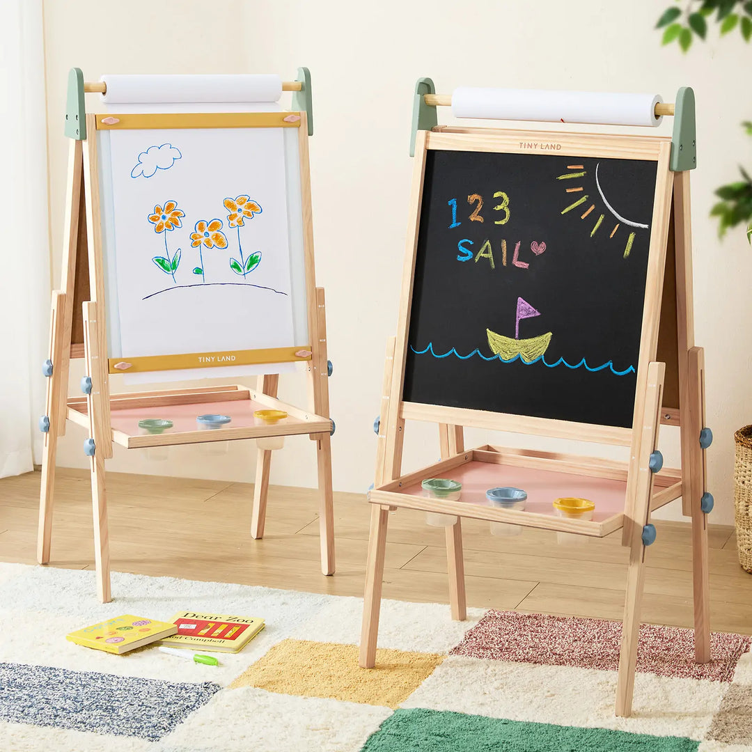 Tiny Land® 3-in-1 Art Easel for Kids - Morandi
