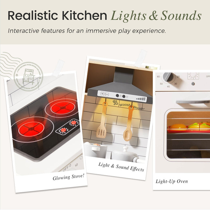 Tiny Land® Interactive Play Kitchen with Sounds &amp; Cookware
