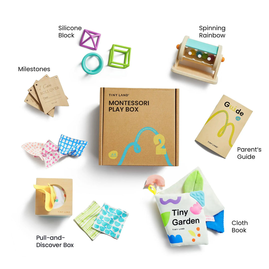 Tiny Land® Montessori Toys for Newborns (4–6 Months)