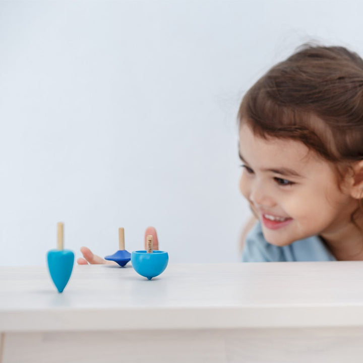 Plan Toys Mini Spinning Tops