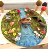 Whimsical Play Mat, made for open-ended, small-world play. · view 2