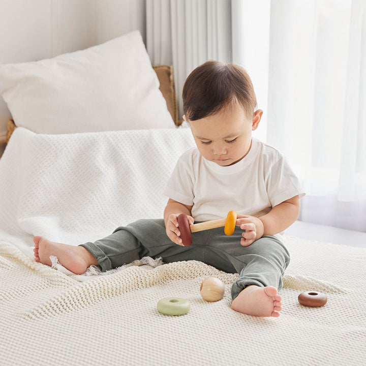 Plan Toys My First Stacking - Modern Rustic