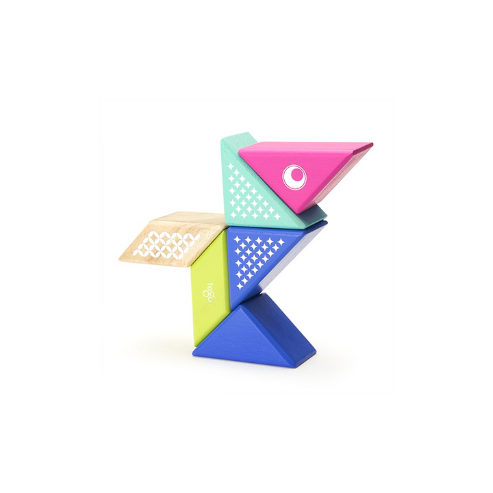 Travel Pals - Hummingbird <br>Magnetic Wooden Blocks <br>6 pieces