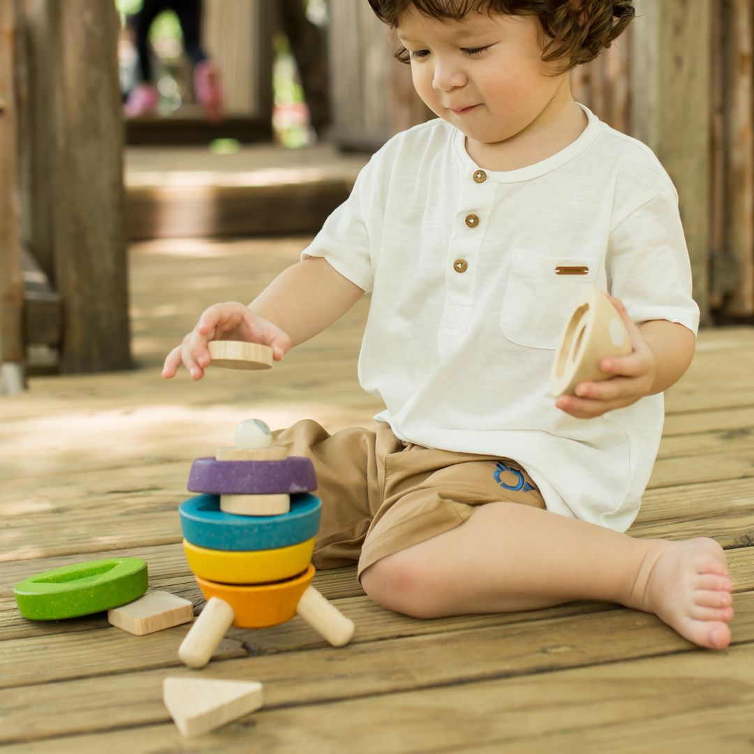 Plan Toys Stacking Rocket