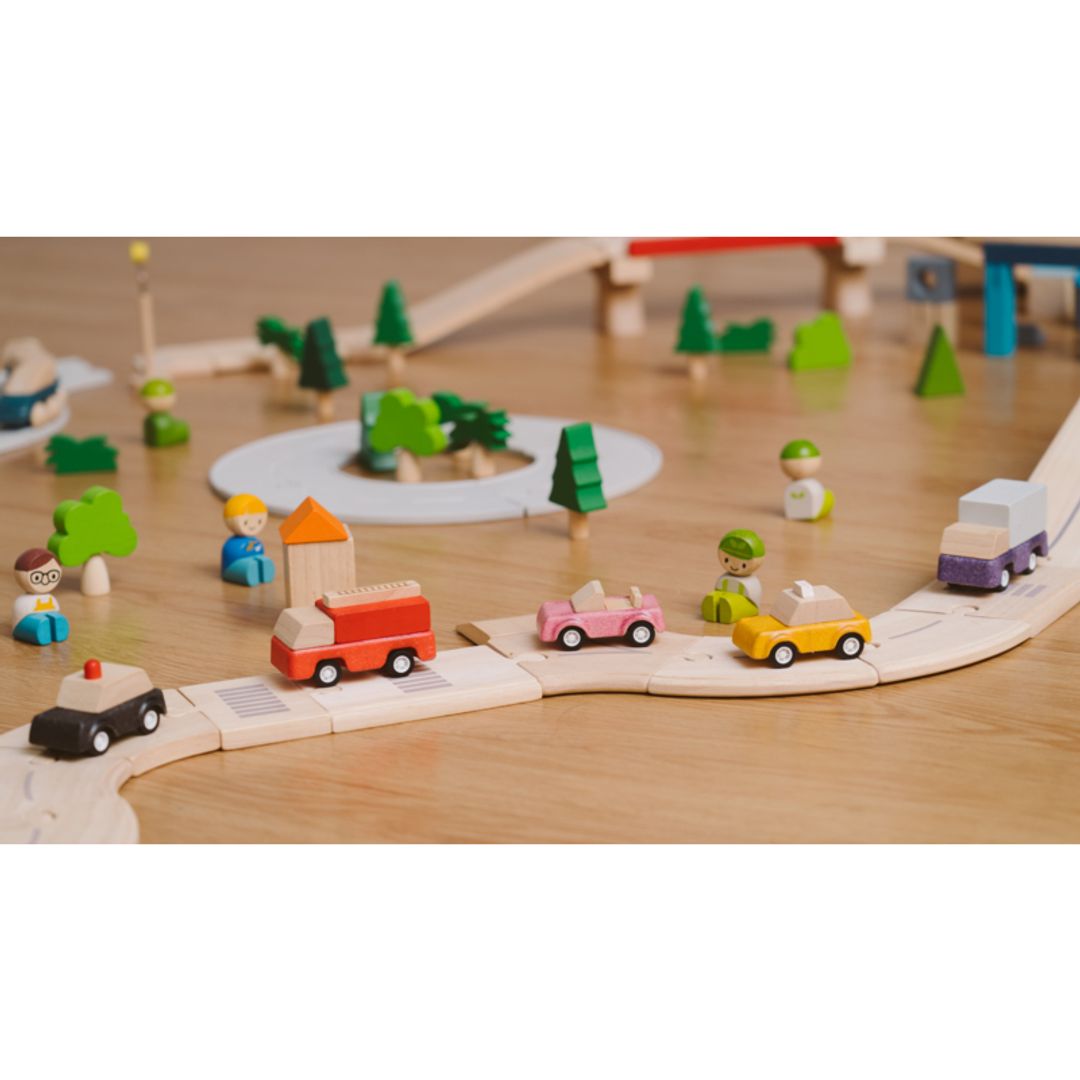 Plan Toys Yellow Taxicab
