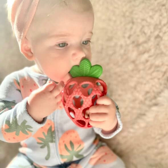 Strawberry Patch Teether