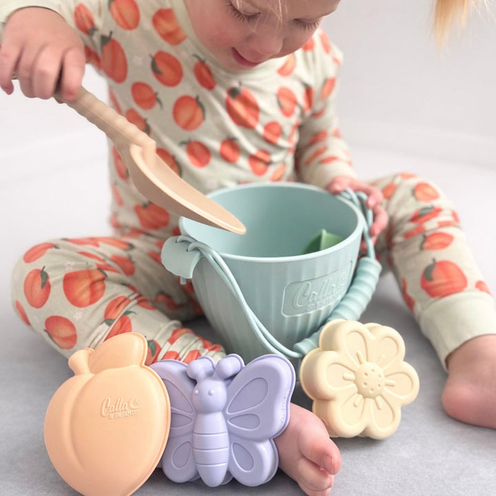 Peach Blossom Silicone Beach Toy Set