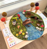 Whimsical Play Mat, handmade felt toy from Little Brood. · view 3