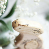 Wooden Bunny Announcement Puzzle, a wooden new-baby keepsake by Tiny Fox Hole (view 2) · view 2
