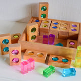 Bauspiel Small Color Track with Luminous Blocks, Pastel, 30-Piece Set, in pastel colors, photo 1 of 2 · view 1