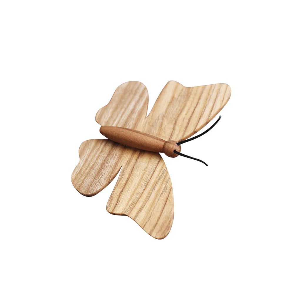 Wooden Butterfly, Natural