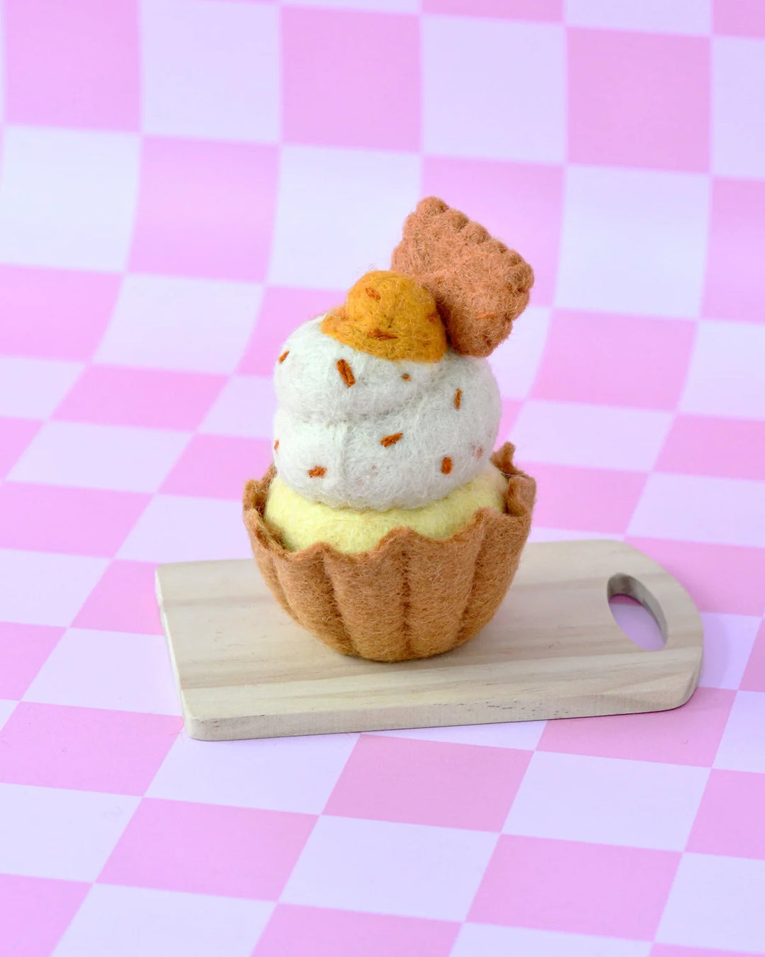Felt Giant Caramelised Biscuit Cupcake