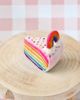 Felt Rainbow Cake Slice · view 5