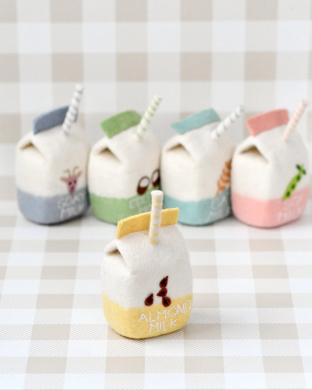 Felt Almond Milk Box