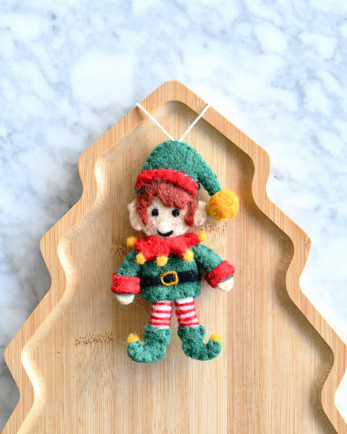 Felt Christmas Elf Ornament