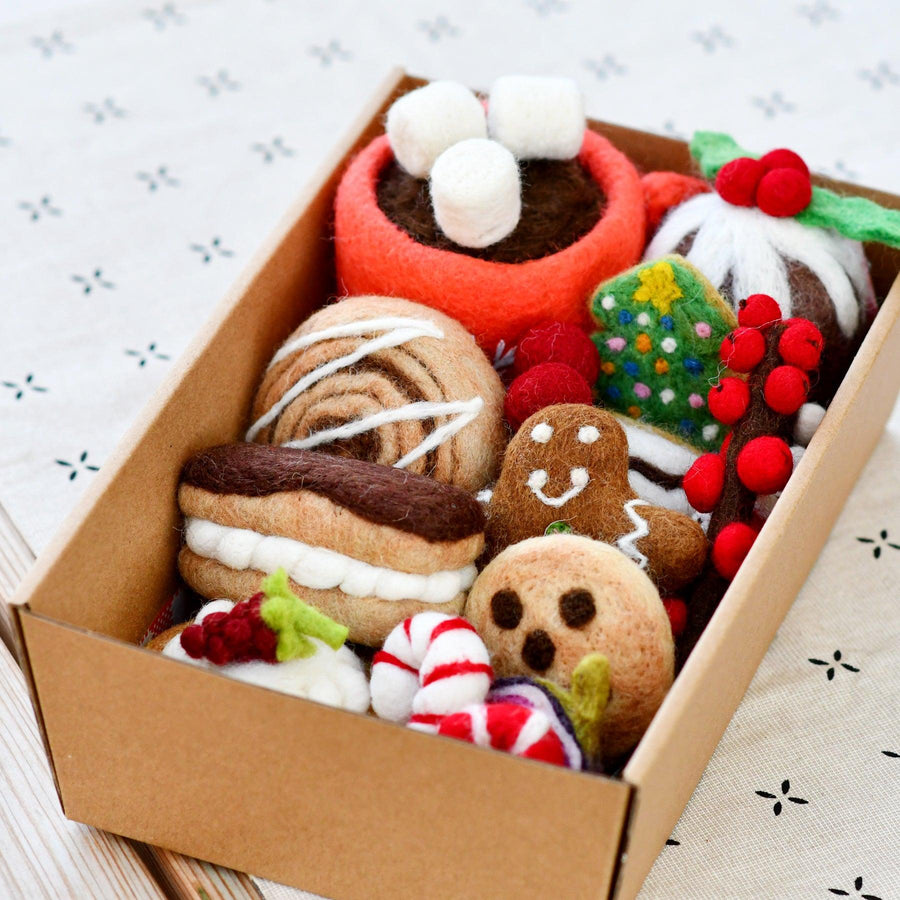 Felt Christmas Play Food Grazing Box, Set A