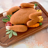 Felt Roast Turkey Play Food Set · view 1