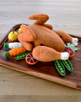 Felt Roast Turkey Play Food Set · view 3