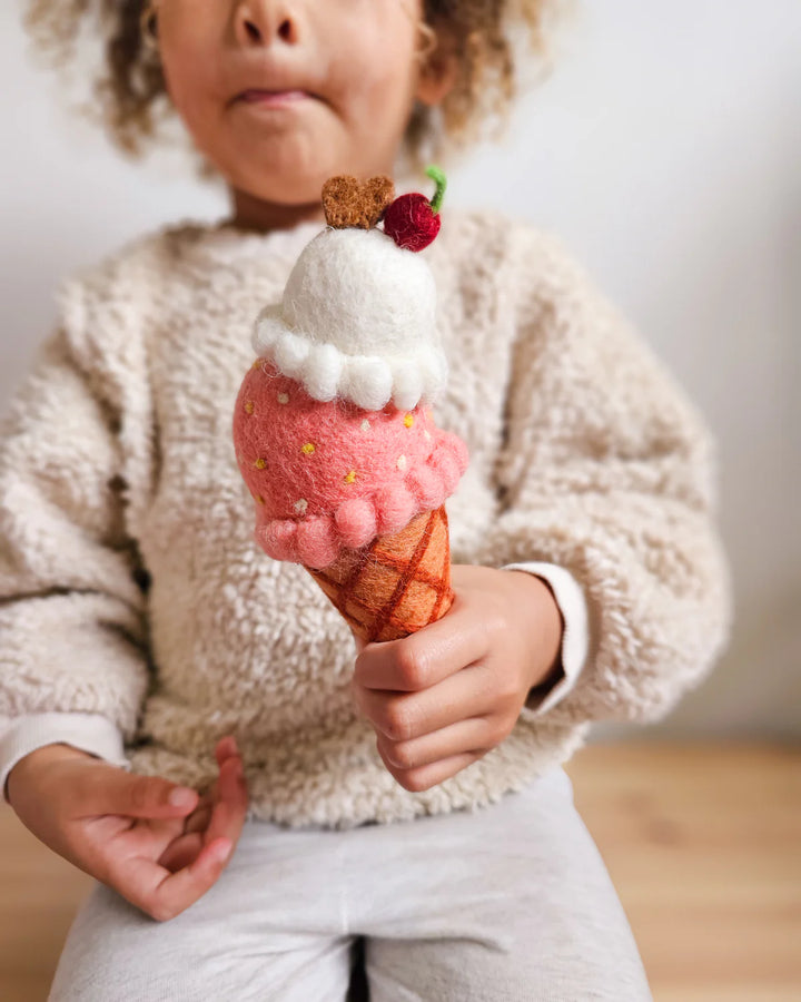 Watermelon and Coconut Sorbet Ice Cream, 2 Scoops
