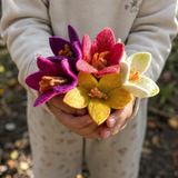 Felt Flowers, Set of 5 (Set A) · view 1