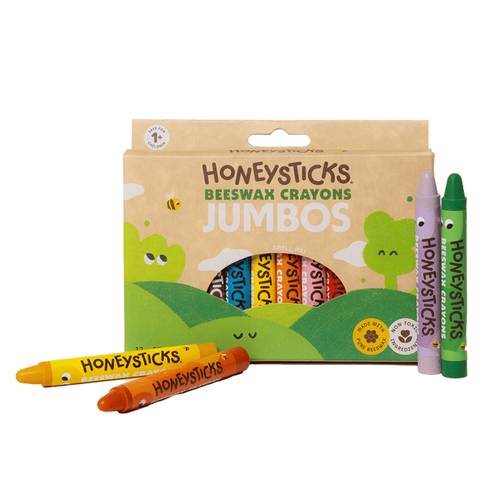 Honeysticks Beeswax Crayons Jumbos 12pk