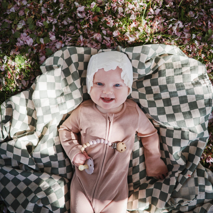 Organic Cotton Muslin Swaddle Blanket