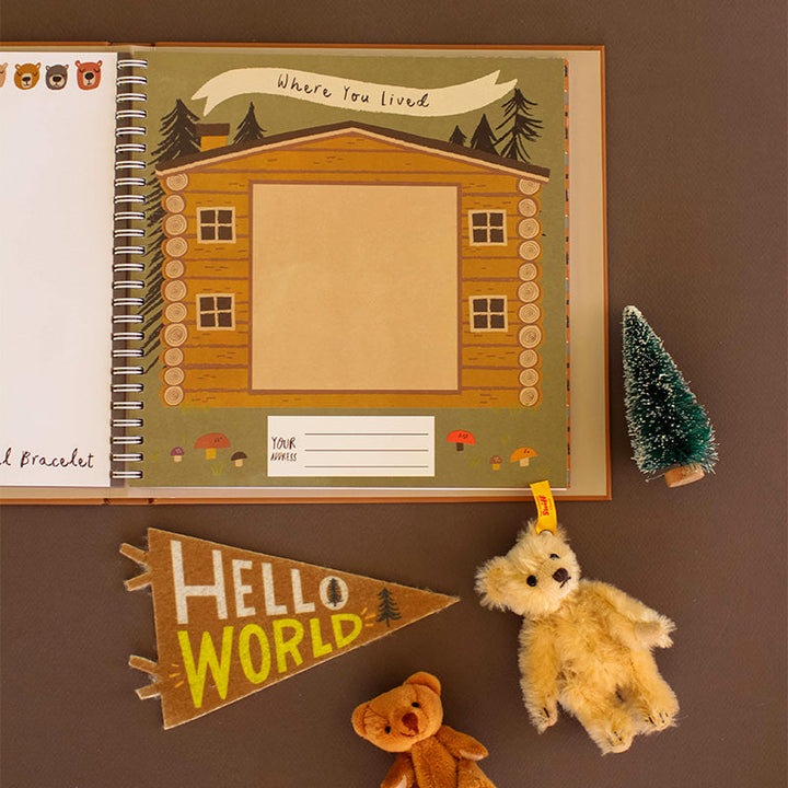 Lucy Darling Little Camper Memory Baby Book