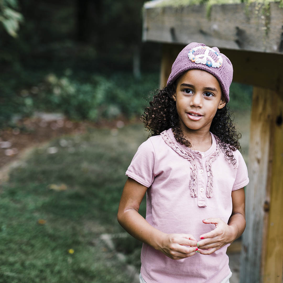 Organic Peace Hat - Baby Beanie