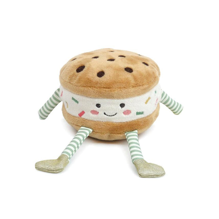 Mon Ami Cookie Ice Cream Sandwich plush toy with smiling cookies