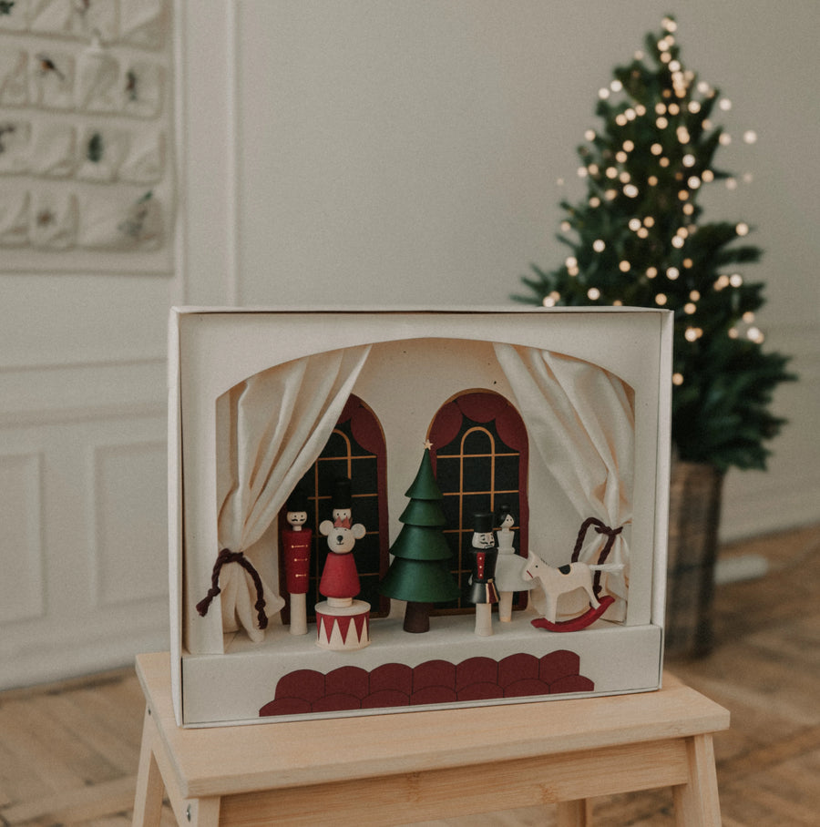 Sabo Concept The Nutcracker Play Theater and Magnetic Figure Set
