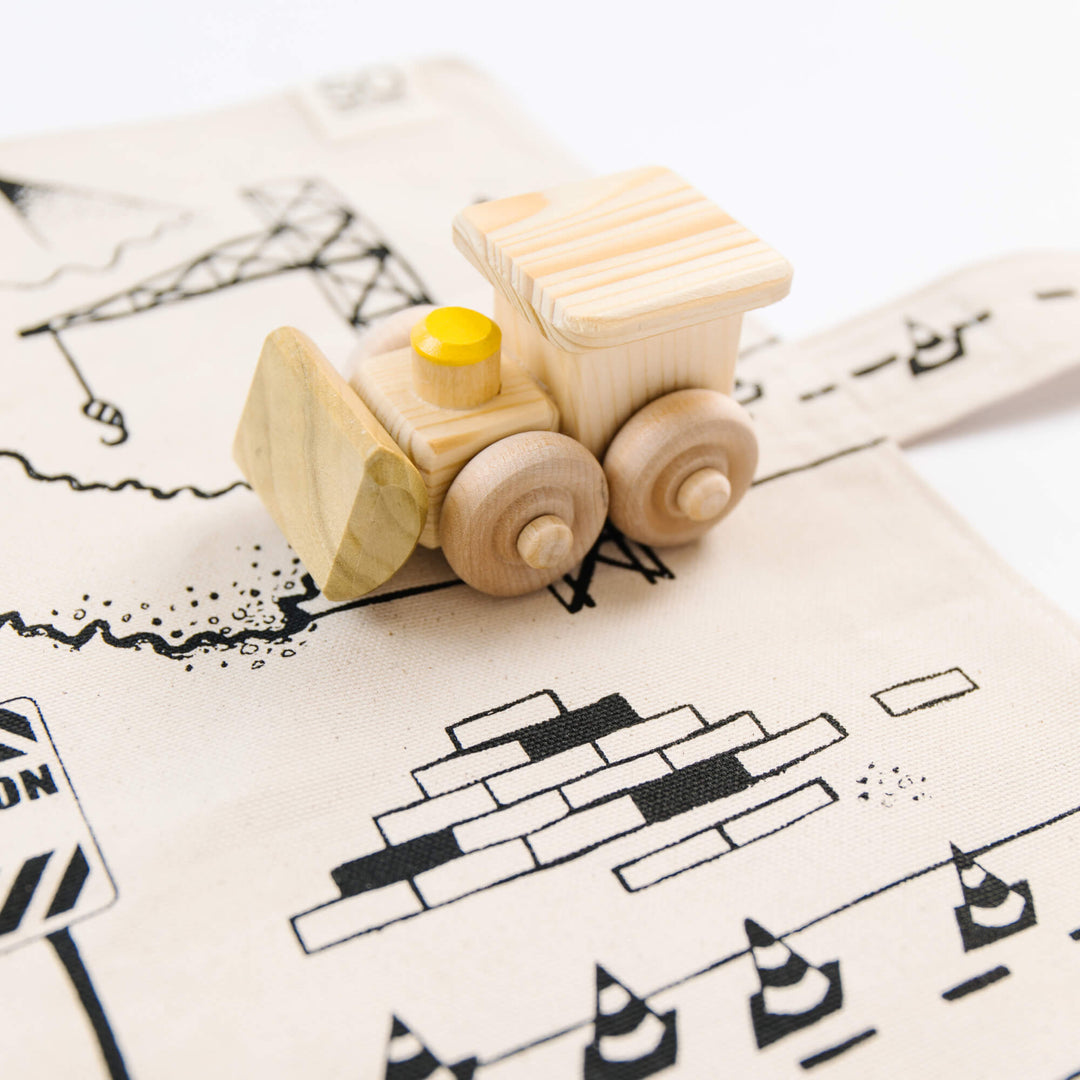 Construction Play Mat: "The CUTEST toys ever! I am in love!"