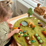 Spring Time Felt Play Mat, made for open-ended, small-world play. · view 1