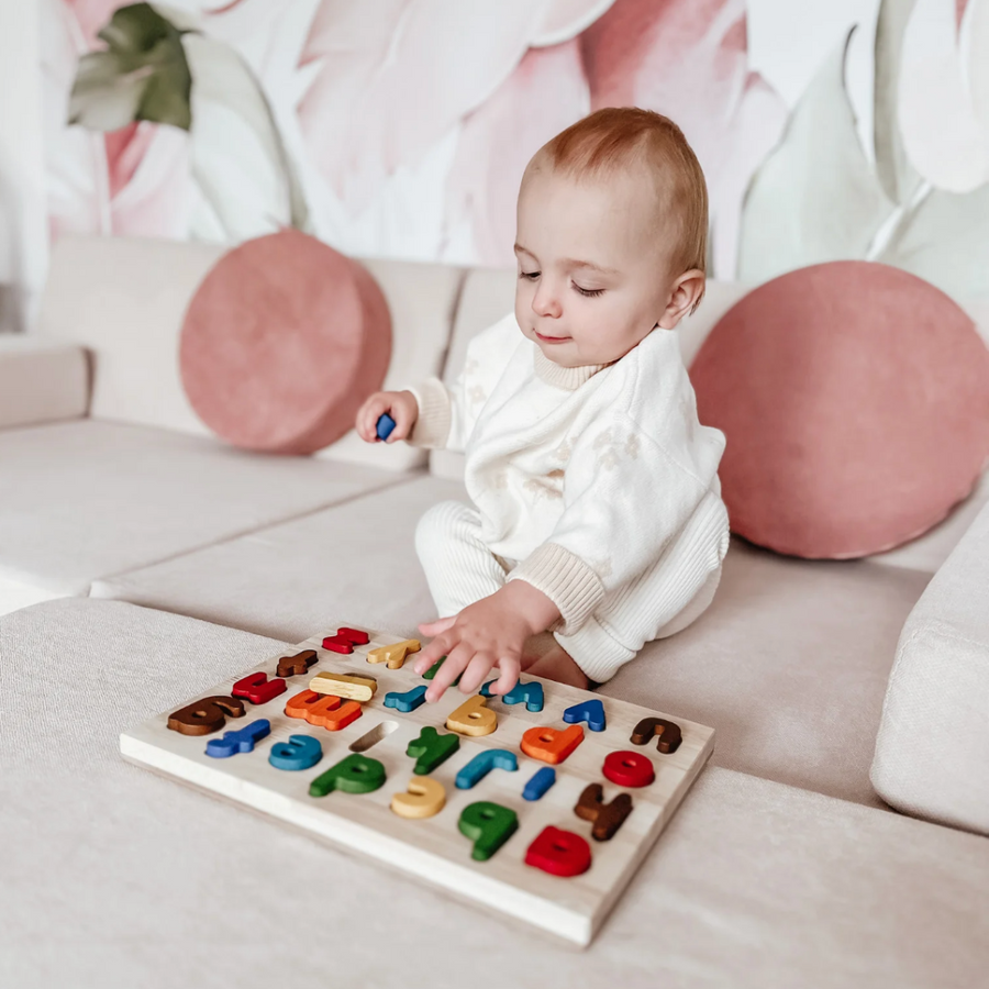 Q Toys Colorful Lowercase Letter Puzzle