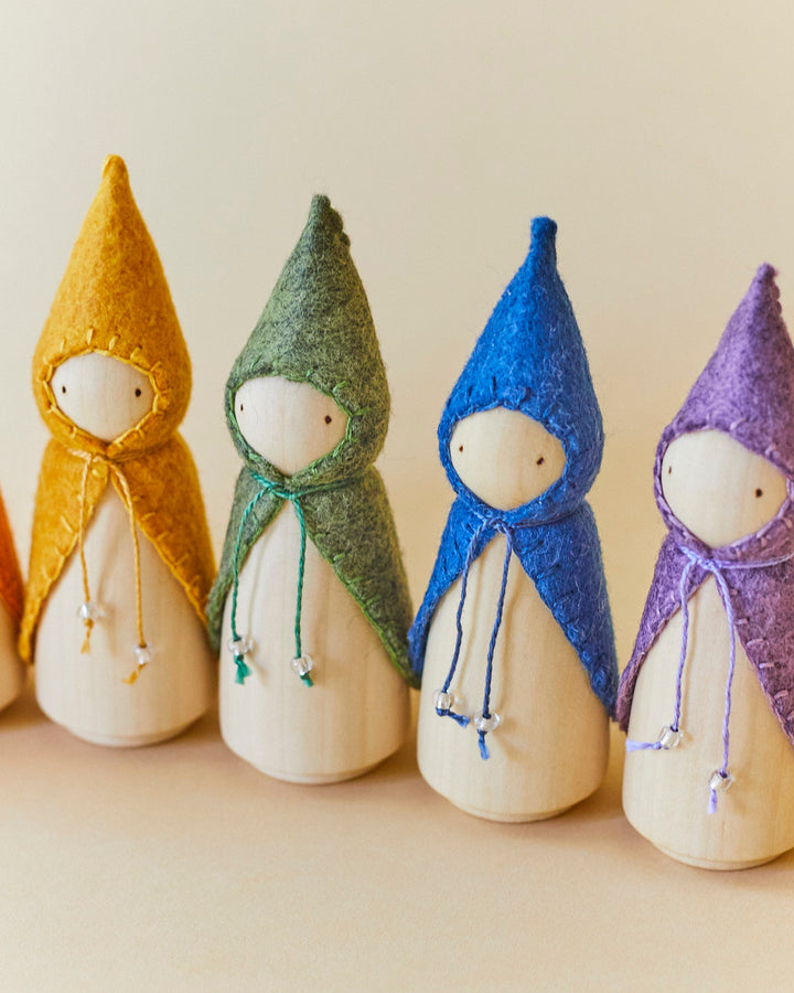 Yellow Wooden Gnome