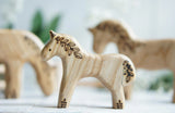 Wooden Baby Horse, a natural wood animal toy by Tiny Fox Hole, cut and finished by hand from solid wood · view 1