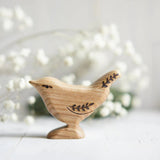Wooden Wren, a natural wood animal toy by Tiny Fox Hole (view 2) · view 2