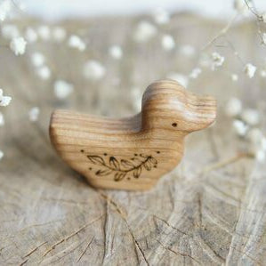 Wooden Duck, a natural wood animal toy by Tiny Fox Hole (view 3)