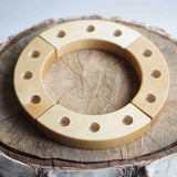 Waldorf Birthday Ring Set, a wooden Waldorf celebration set by Tiny Fox Hole (view 2) · view 2