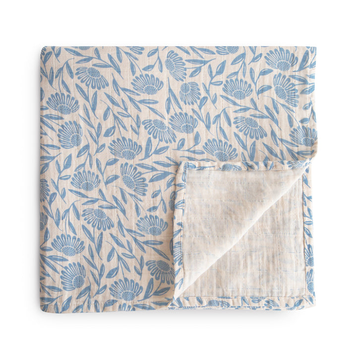 Organic Cotton Muslin Swaddle Blanket