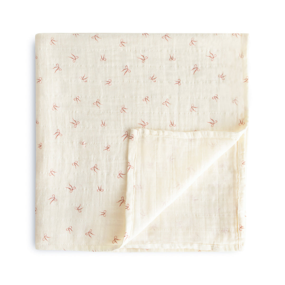 Organic Cotton Muslin Swaddle Blanket