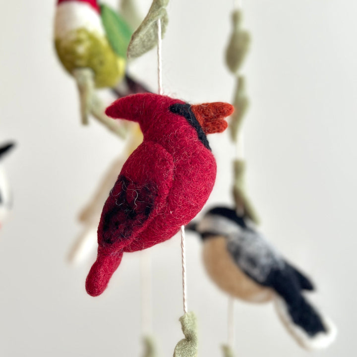 Felt Bird Baby Mobile - Wings of America