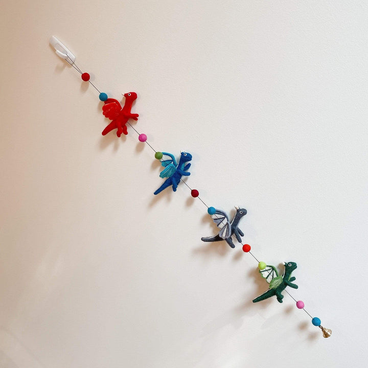 Felt Dragon Garland