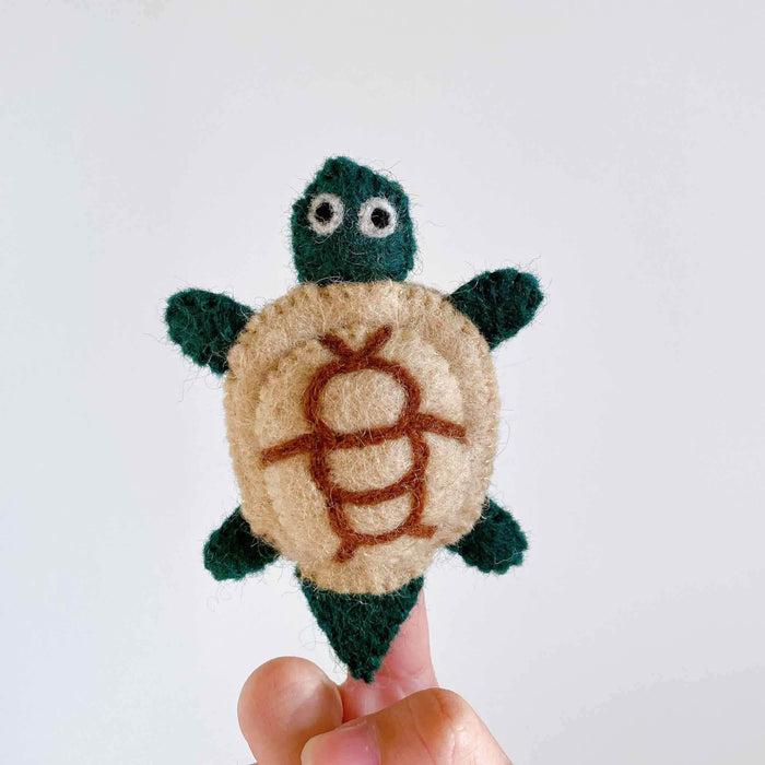 Turtle Finger Puppet